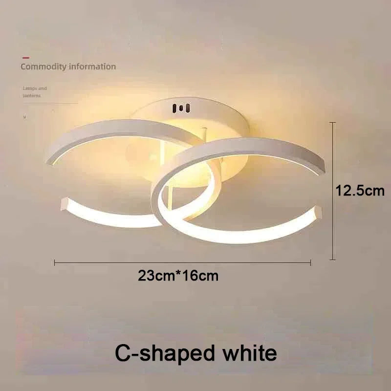 Modern LED Surface Mounted Ceiling Light – 3 Color Dimming